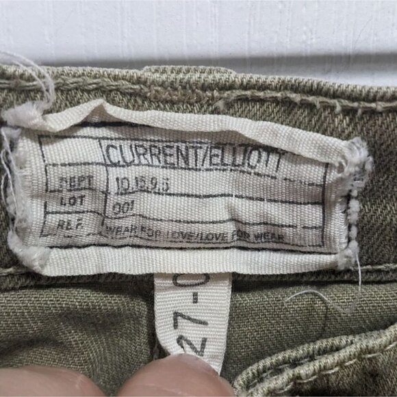 Current/Elliott | Stiletto Skinny Jeans in Army Camo - Picture 4 of 9